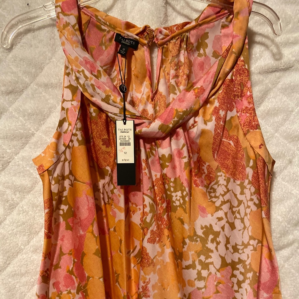 NWT Talbot’s sleeveless top